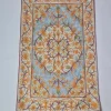 Handmade Kashmiri Rug In Silk Thread Chain Stitch | Aarif | 3x2Ft