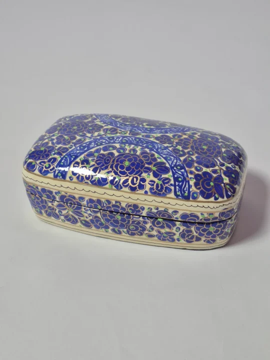 Kashmiri Paper Mache Meter Box Zareen 7x4inches