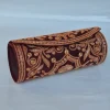 Zayana Maroon Kashmiri Tilla Clutch Bag