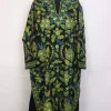 Zehra Black Kashmiri Ari Work Jamawar Pheran in Raffal Wool