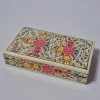 Zehra Cream Kashmiri Paper Mache Flat Meter Box 7x4inches