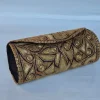Zoya Kashmiri Black Clutch Bag with Botte Tilla Work