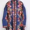 Huzaifah Kashmiri Silk Short Aari Work Coat