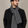Kashmiri Handloom Tweed Unisex Grey Muffler Fahad