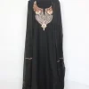 Black Kashmiri 3pc Noor Unstitched Spun Tilla Suit For Women With Dupatta