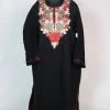 Black Pheran Made With Cashmilon Featuring Aari Embroidery