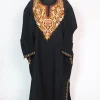 Black Mehwish Kashmiri Pheran Cashmilion Wool Aari Work