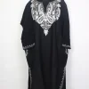 Sabzar Green Kashmiri Cashmilon Wool Pheran For Women With Aari work