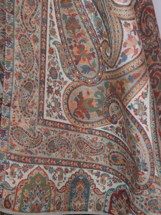 Aisha Kashmiri Shawl with Kani Pattern Design for Women in Wool - Image 3