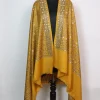 Mustard Kashmiri Shawl with Zari Work for Women in Toosha Wool | Ajwa