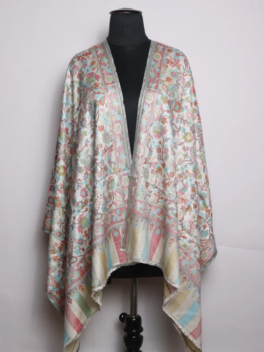 Bulbul Kashmiri Stole With Kani Work