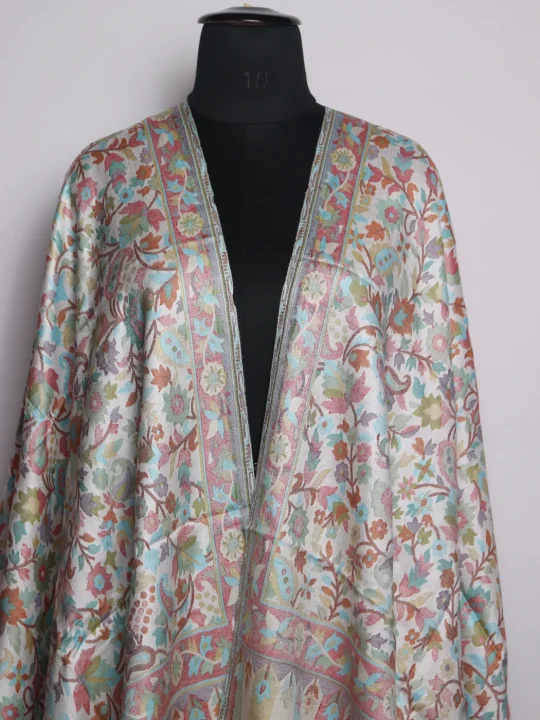 Bulbul Kashmiri Stole With Kani Work - Image 2