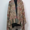 Imra Kashmiri Stole With Kani Pattern For Women In Fine Wool | Beige