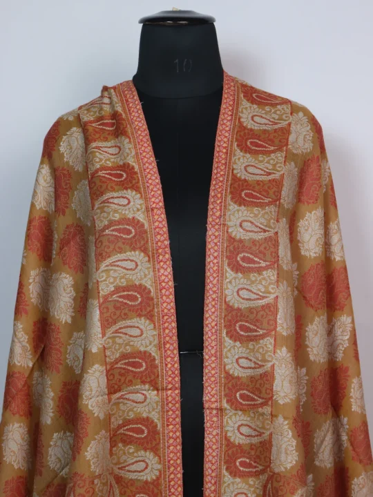 Kashmiri Kani Stole In Fine Wool For Women| Imra - Image 2
