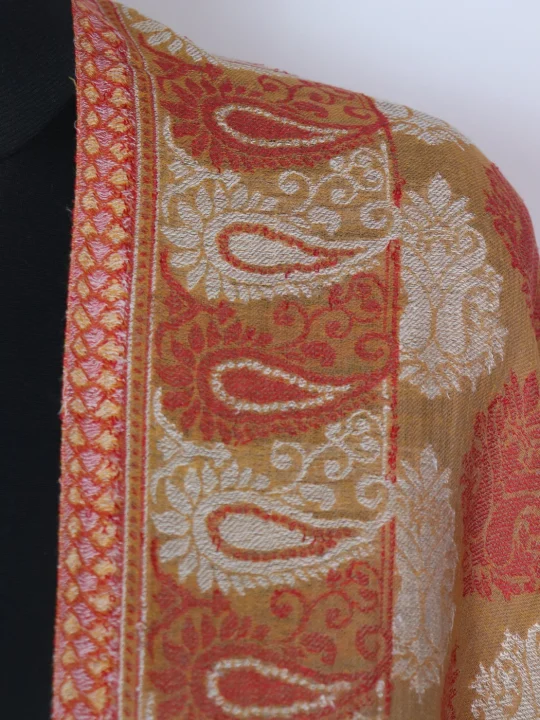 Kashmiri Kani Stole In Fine Wool For Women| Imra - Image 3