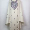 Kashmiri Zoon 3PC Suit In Pure Wool With Hand Sozni Paper Machie Style | White
