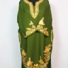 Irtiza Kashmiri Pheran With Aari Work in Cashmilon | Green