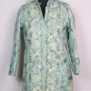 Mint Green Kashmiri Short Coat Char Chinar Cashmilon Wool Aari Work