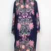 Black Kashmiri Long Coat Cashmilon Wool Aari Kadhai Hazratbal