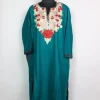 Sky Blue Kashmiri Pheran Cashmilon Wool With Aari Work Mehr
