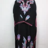 Madiha Kashmiri Pheran In Cashmilon wool With Aari Work And Sleeve Point Work | Black