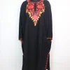 Black Aari Embroidered Cashmilon Wool Pheran | Ayesha