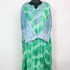 Kashmiri Pheran in Sea Green Tie Dye Cashmilon With Aari Embroidery | Isha