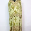 Kashmiri Pheran in Green Tie Dye Cashmilon With Aari Embroidery | Isha