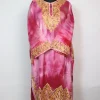 Kashmiri Pheran in Pink Tie Dye Cashmilon With Aari Embroidery | Isha