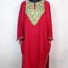 Kashmiri Pheran in Pink Cashmilon with Aari Embroidery | Suhaila