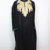 Kashmiri Pheran Nabeela in Cashmilon with Aari Embroidery | Black