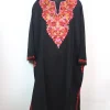 Rameesa Kashmiri Pheran in Black Cashmilon with Aari Embroidery
