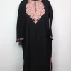 Kashmiri Pheran in Black Cashmilon with Aari Embroidery | Salma