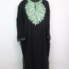 Kashmiri Pheran Afreen in Blue Cashmilon with Aari Embroidery