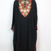 Taskeen Kashmiri Pheran in Black Cashmilon with Aari Embroidery