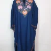 Kashmiri Pheran with Aari Embroidery  in Blue Cashmilon | Gulafsha