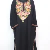 Kashmiri Pheran in Black Cashmilon With Aari Work Iffat