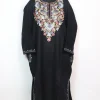 Mirha Kashmiri Pheran in Black Cashmilon With Aari Work