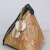 Hiba Kashmiri Silk Triangle Bag With Botte Tilla Work | White