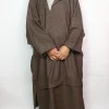Kashmiri Shalimar Tweed Pandit Style Loose Pheran for Men
