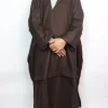Kashmiri Pandit Style Loose Tweed Pheran for Men Wular