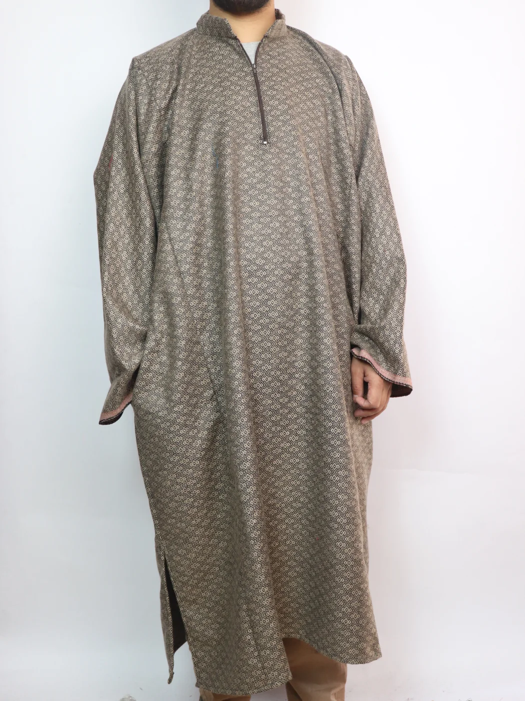 Sahir Kashmiri Tweed Pheran for Men
