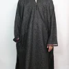 Yawar Kashmiri Black Tweed Pheran for Men