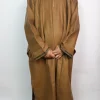 Kashmiri Pheran In Brown Tweed for Men Burhan