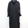 Kashmiri Pheran Black in Cashmilon with Fur | Rida