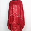 Red Kashmiri Woolen Suit In Aari And Zari Jaal Work With Dupatta 3Pc | Nighat