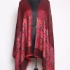 Maroon Kashmiri Kani Work Fine Wool Stole | Khayal