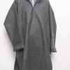 Unaiz Boys Kashmiri Pheran Grey Tweed Wool Age 7 to 8 Yrs