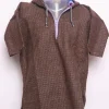 Unaiz Boys Kashmiri Pheran in Brown Tweed Wool | 2 to 3Yrs