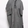 Boys Kashmiri Pheran Unaiz in Grey Tweed Wool | 1 to 2Yrs